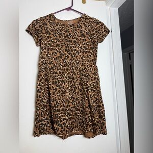 Epic Threads Brown Leopard Print Kids Dress